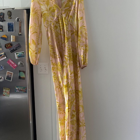 Zimmermann golden Silk Maxi Dress - Picture 6 of 9